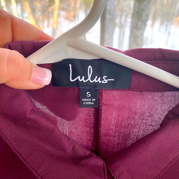 Lulus Tops - Open back blouse